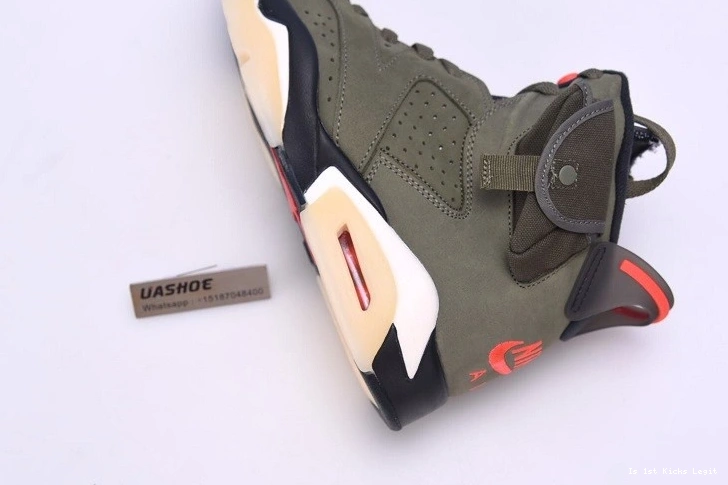 Jordan Travis 6 Air CN1084-200 Medium Jack Olive Scott Cactus 0323